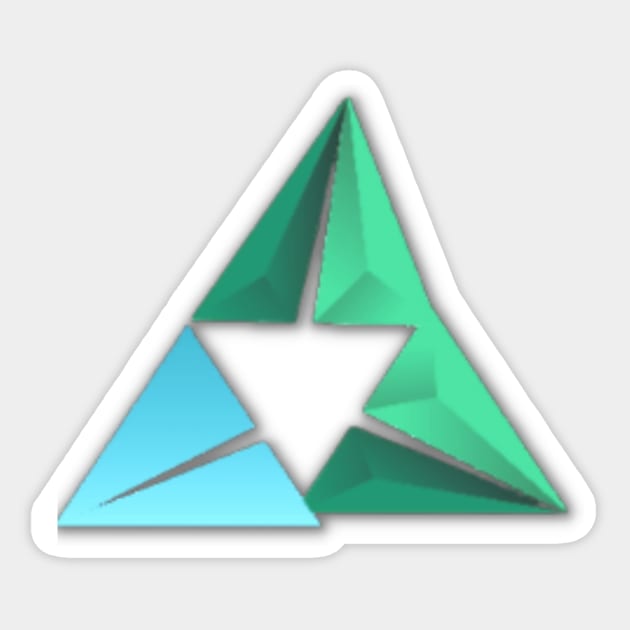 Triforce Painting Sticker by TriForceDesign